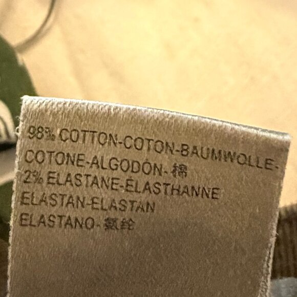 We the Free women's corduroy pants 29 green button fly cotton - Picture 8 of 8